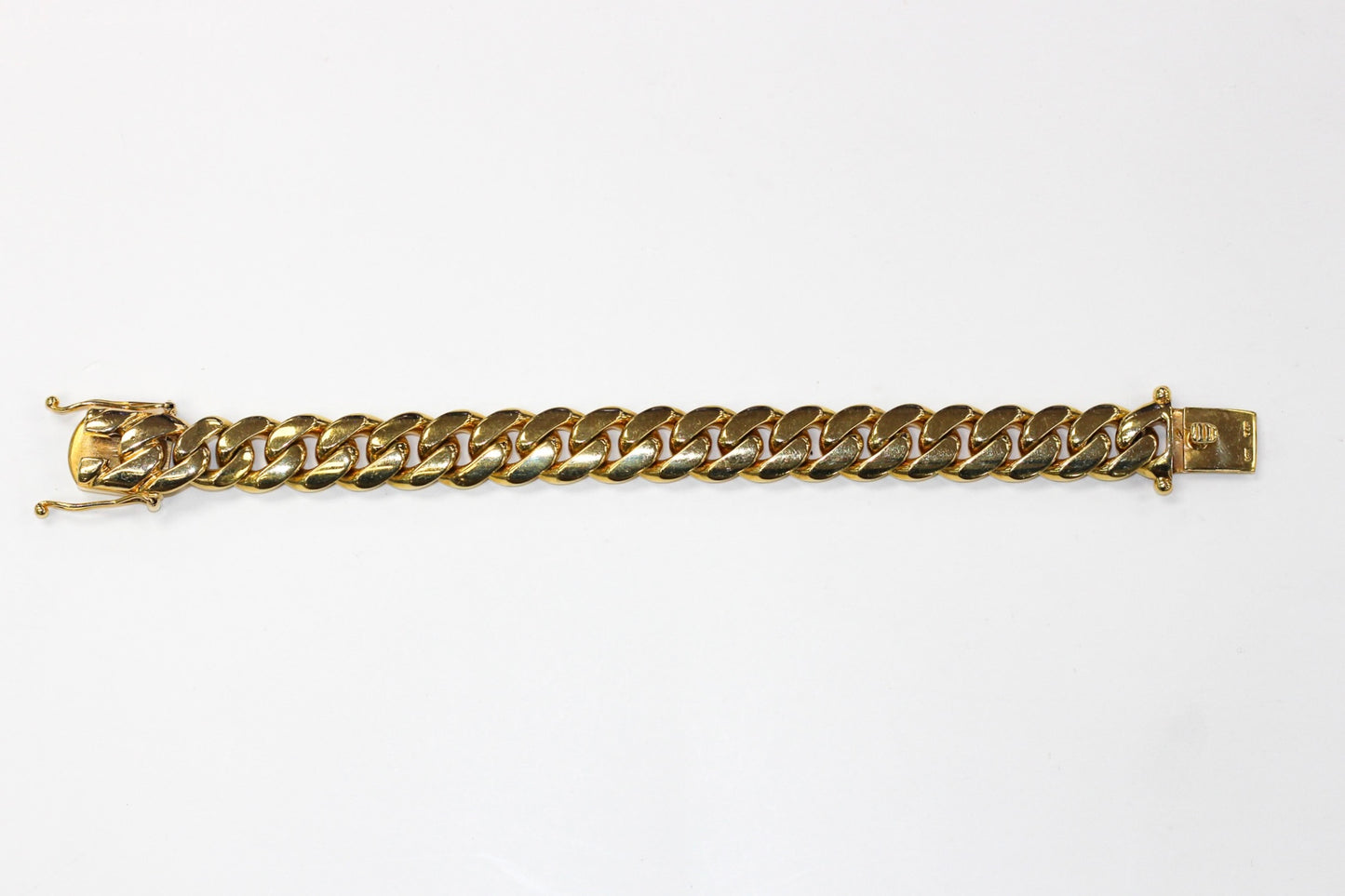 14KT Yellow Gold Cuban Bracelet