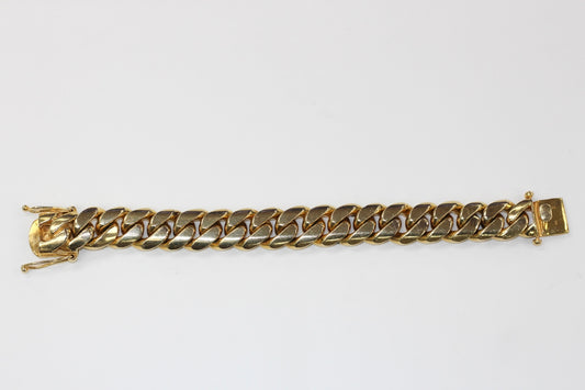 14KT Yellow Gold Cuban Bracelet