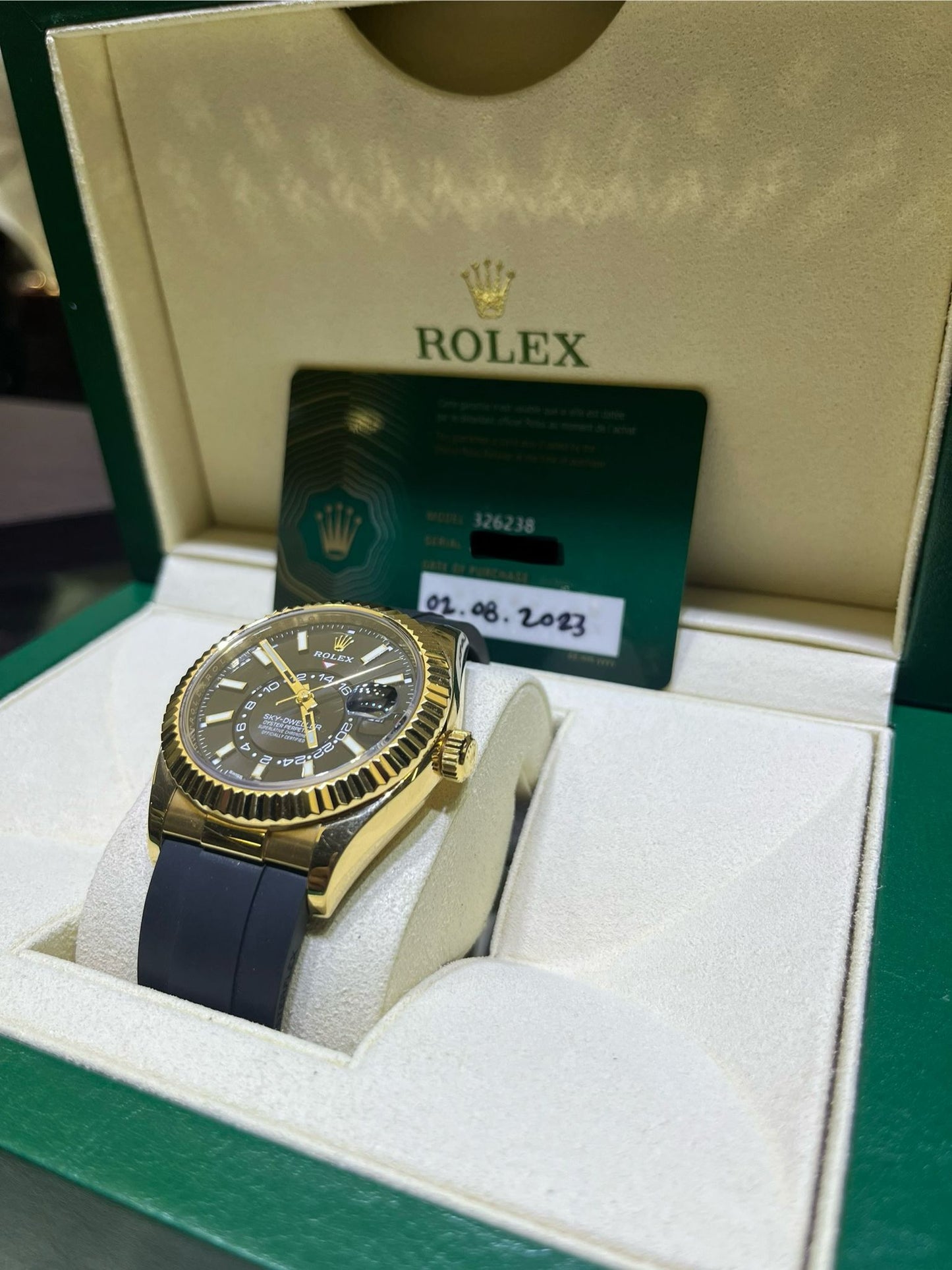 Rolex Sky-Dweller Yellow Gold 42mm