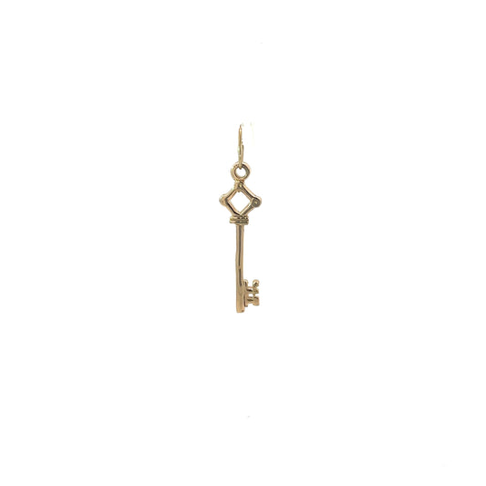 14K Key Gold Pendant Yellow Gold