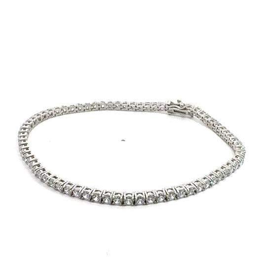 Sterling Silver Tennis Bracelet
