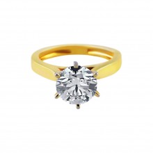 Yellow Gold Diamond Engagement Ring