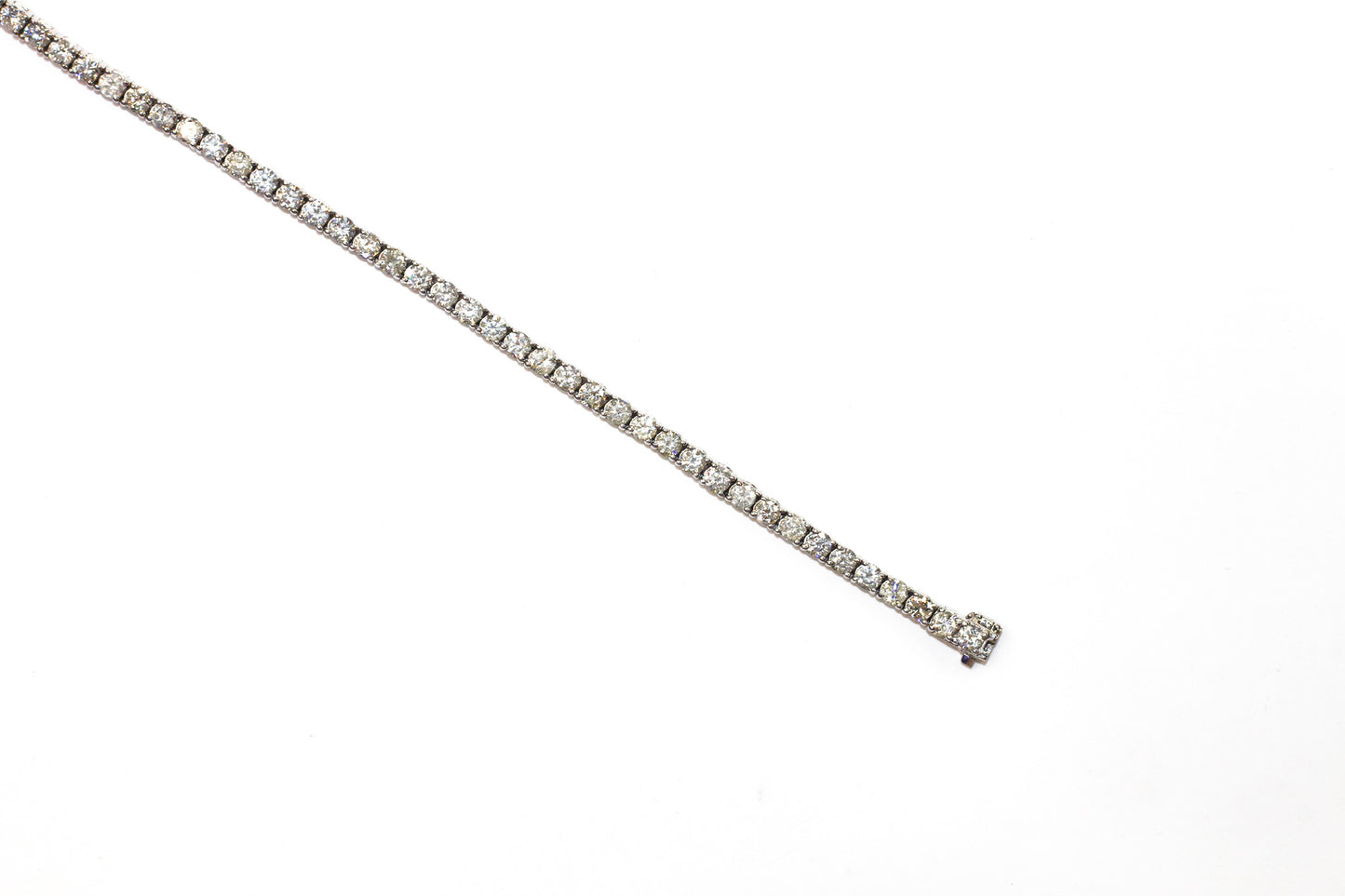 14KT White Gold Tennis Bracelet