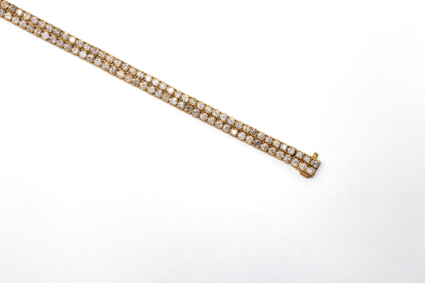 14KT Yellow Gold Tennis Bracelet