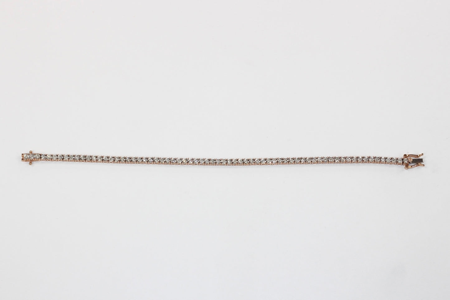 14KT Yellow Gold Tennis Bracelet