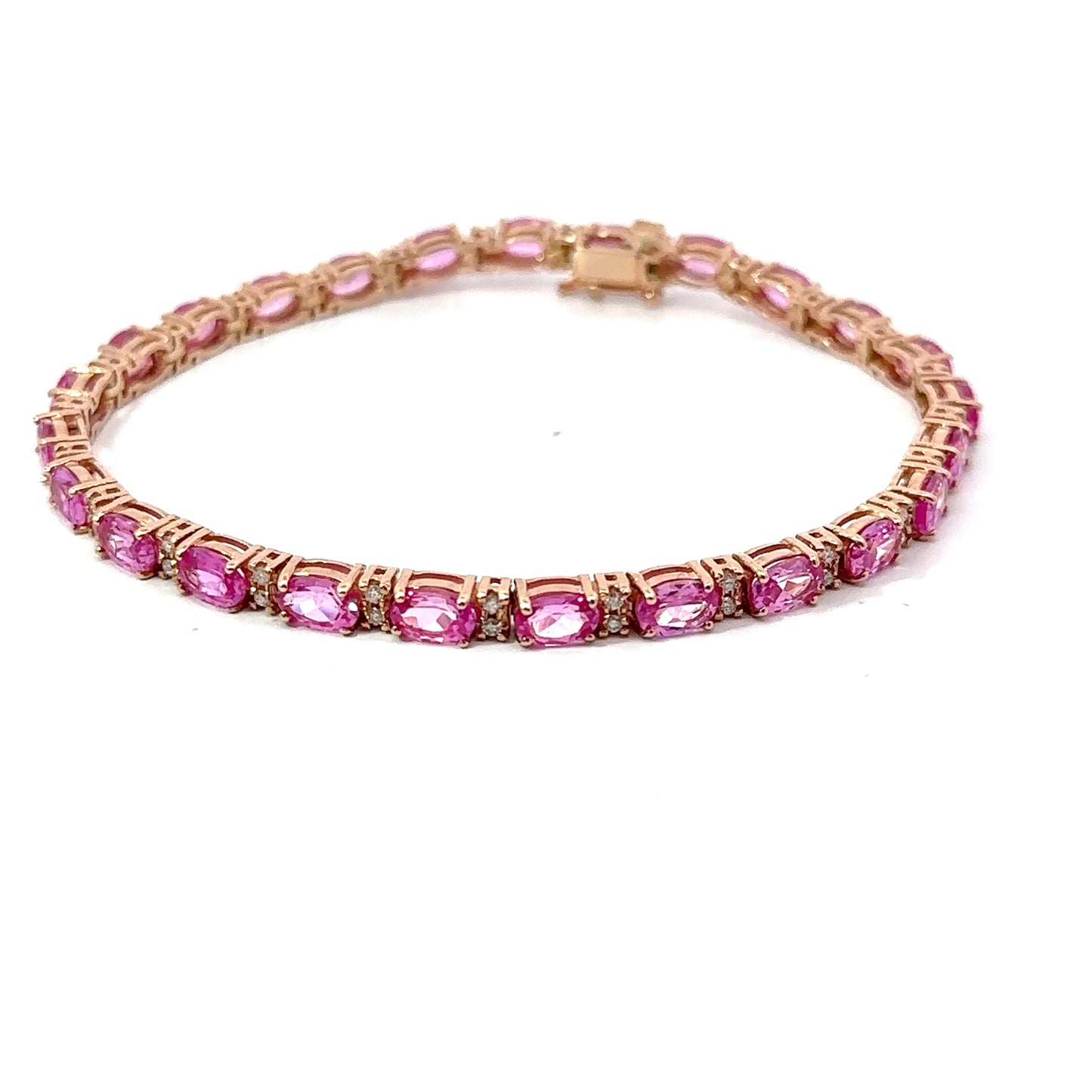 Pink Tennis Bracelet