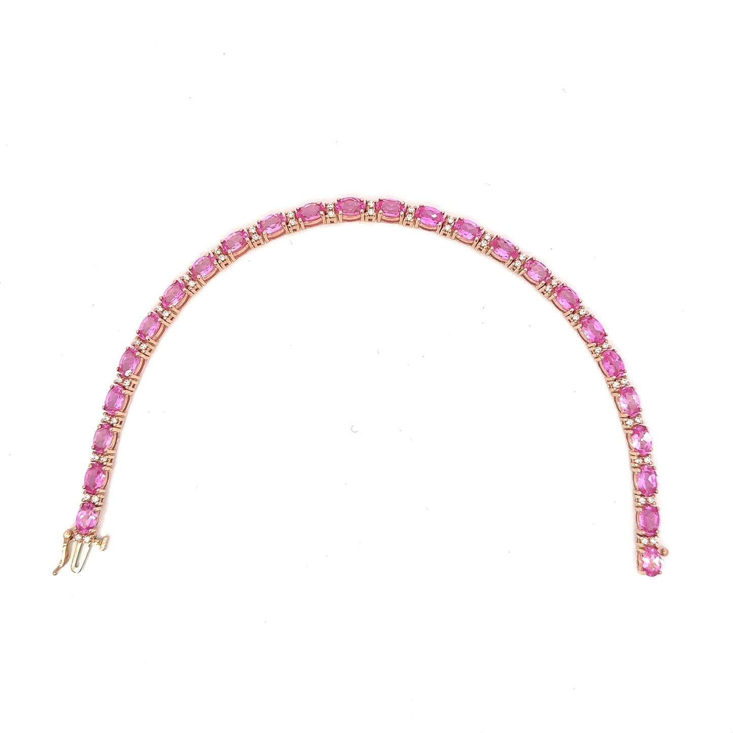 Pink Tennis Bracelet