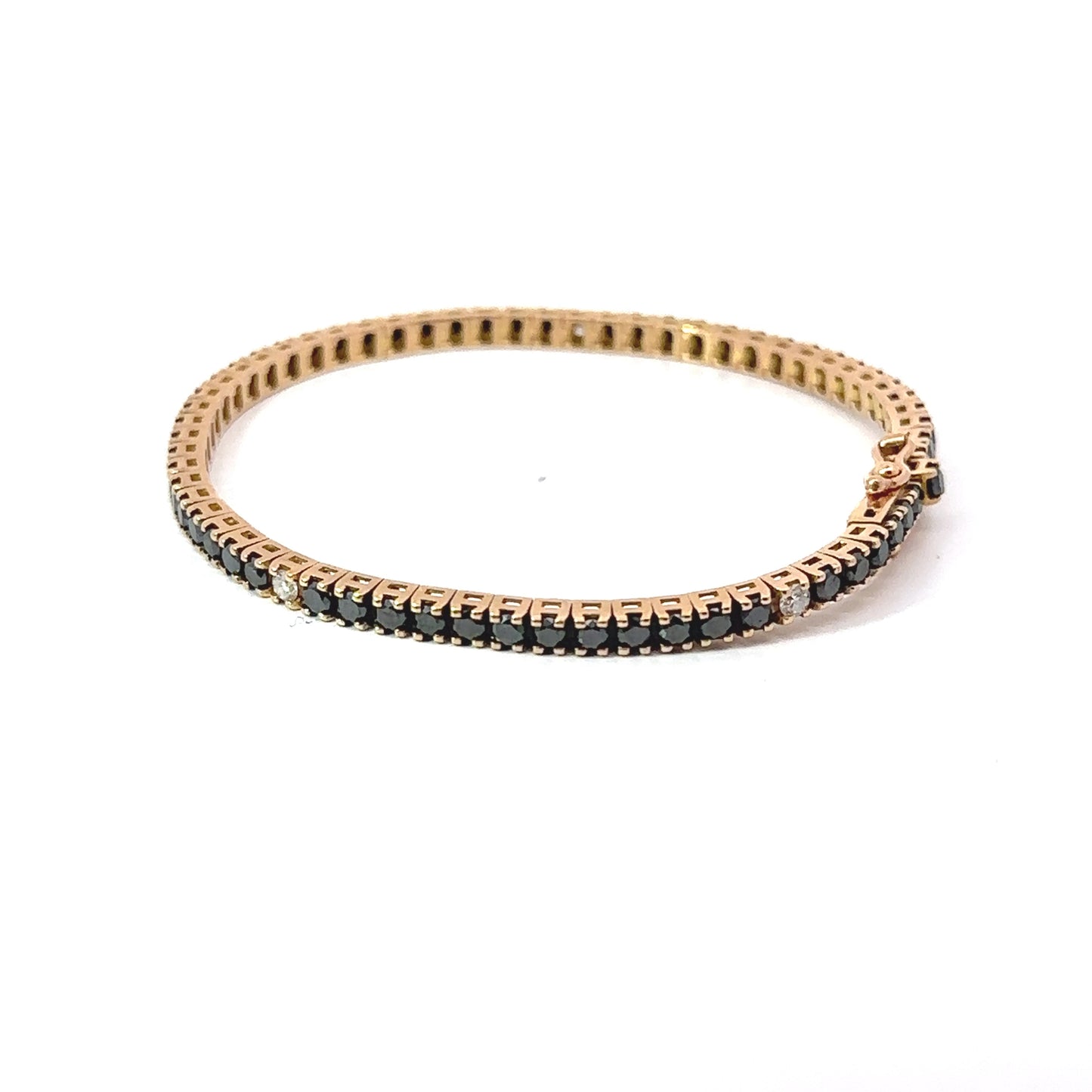 Black Diamond Tennis Bracelet