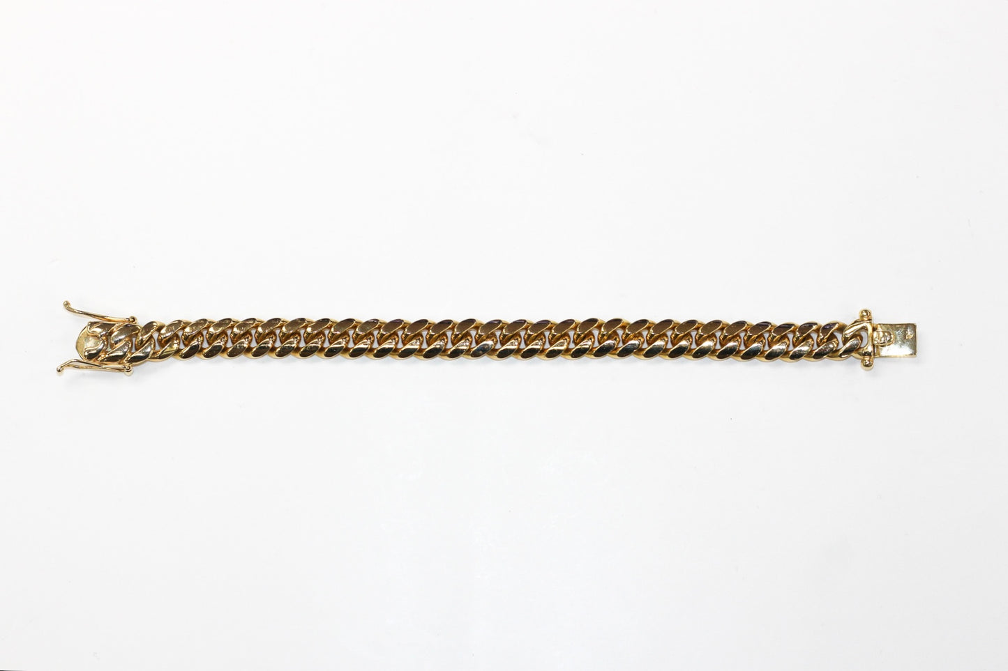 14KT Yellow Gold Cuban Bracelet