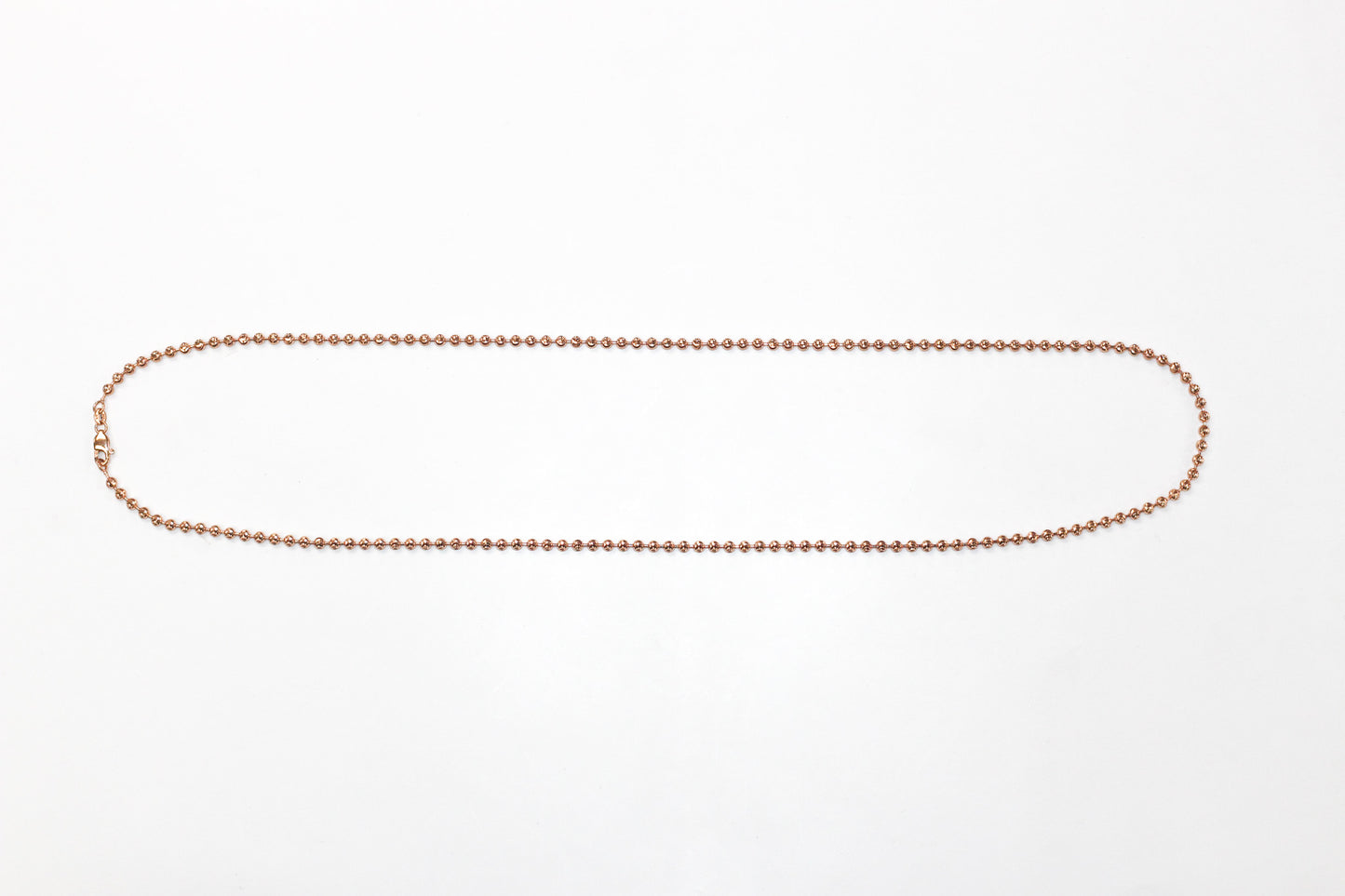 14KT Rose Gold Ball Chain