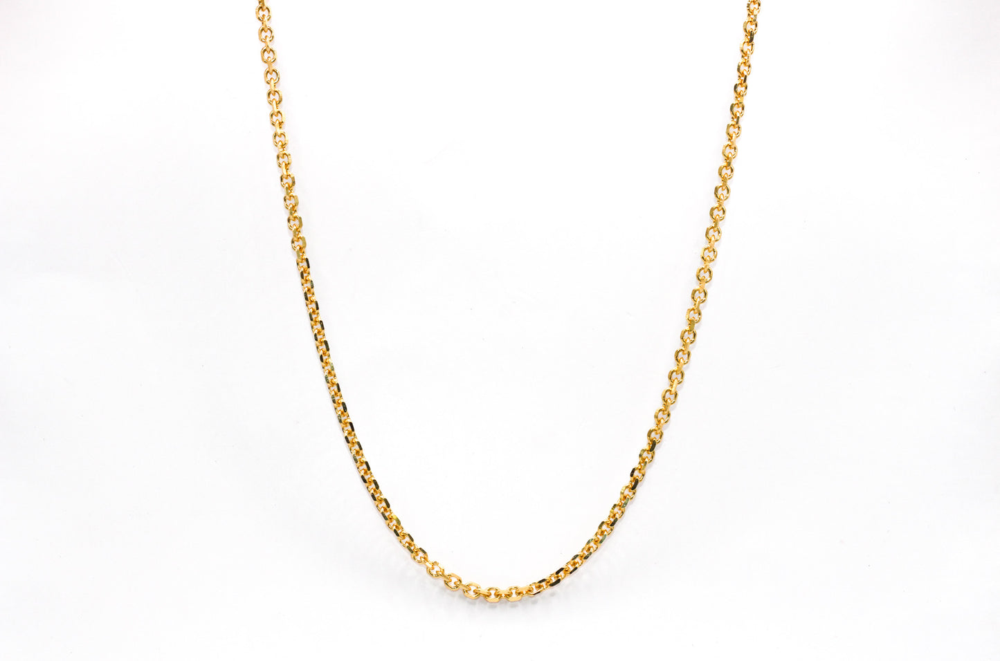 14K Yellow Gold Cable Chain 3.5mm