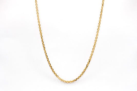 14K Yellow Gold Cable Chain 3.5mm