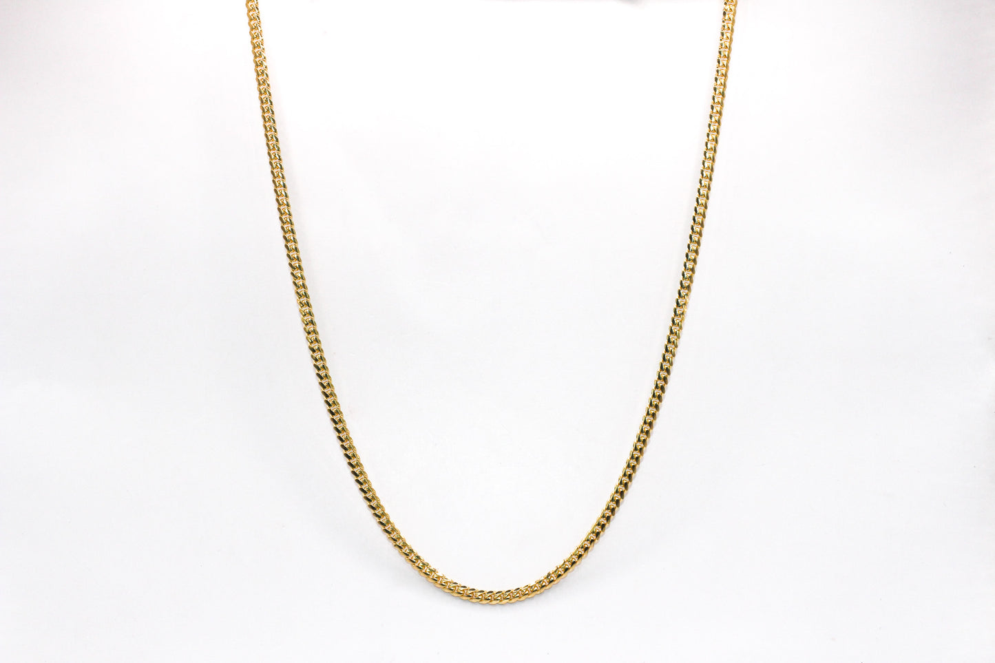 14K Yellow Gold Cuban Chain 3mm