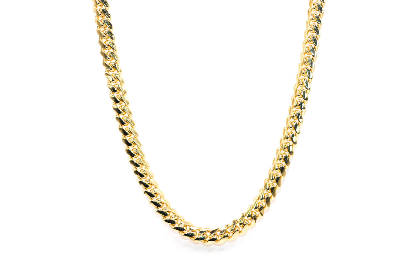 14k Yellow Cuban Gold Chain 7mm