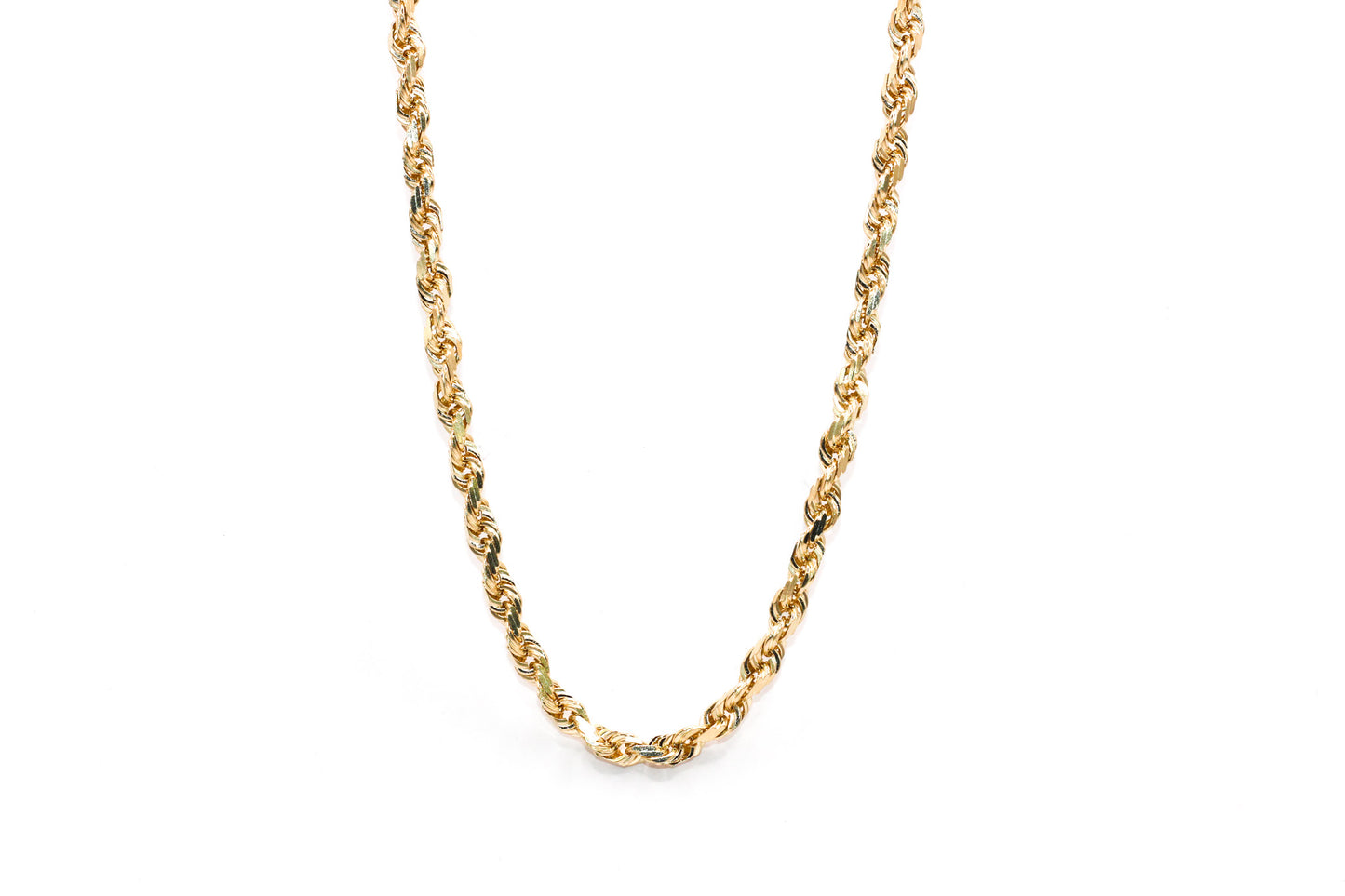 14K Yellow Rope Gold Chain 5.5mm