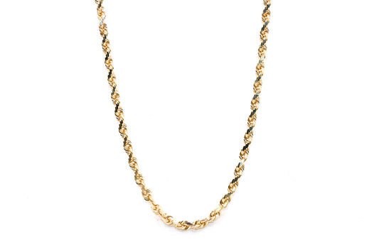 14K Yellow Rope Gold Chain 5.5mm