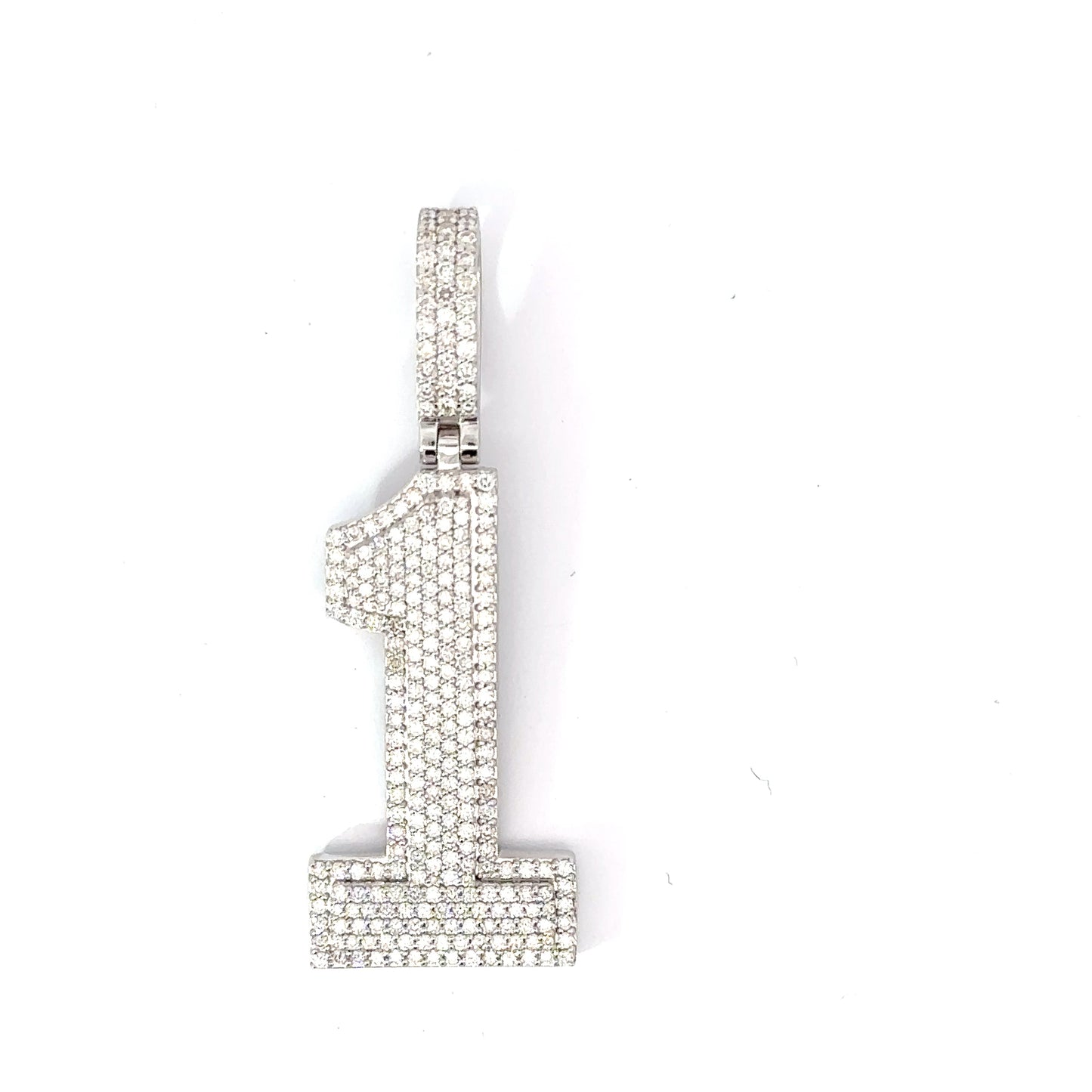 10KT White Gold Custom Pendant