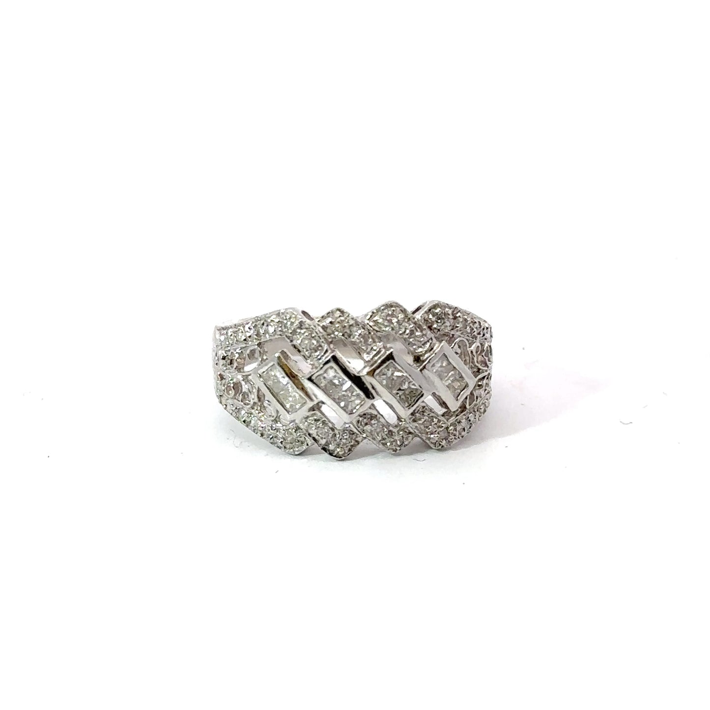 Men's Cuban Link Diamond Ring