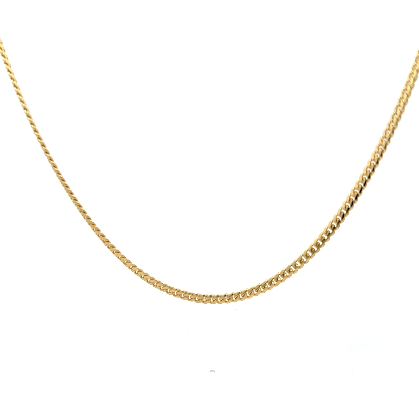 14K Yellow Cuban Gold Chain 3mm