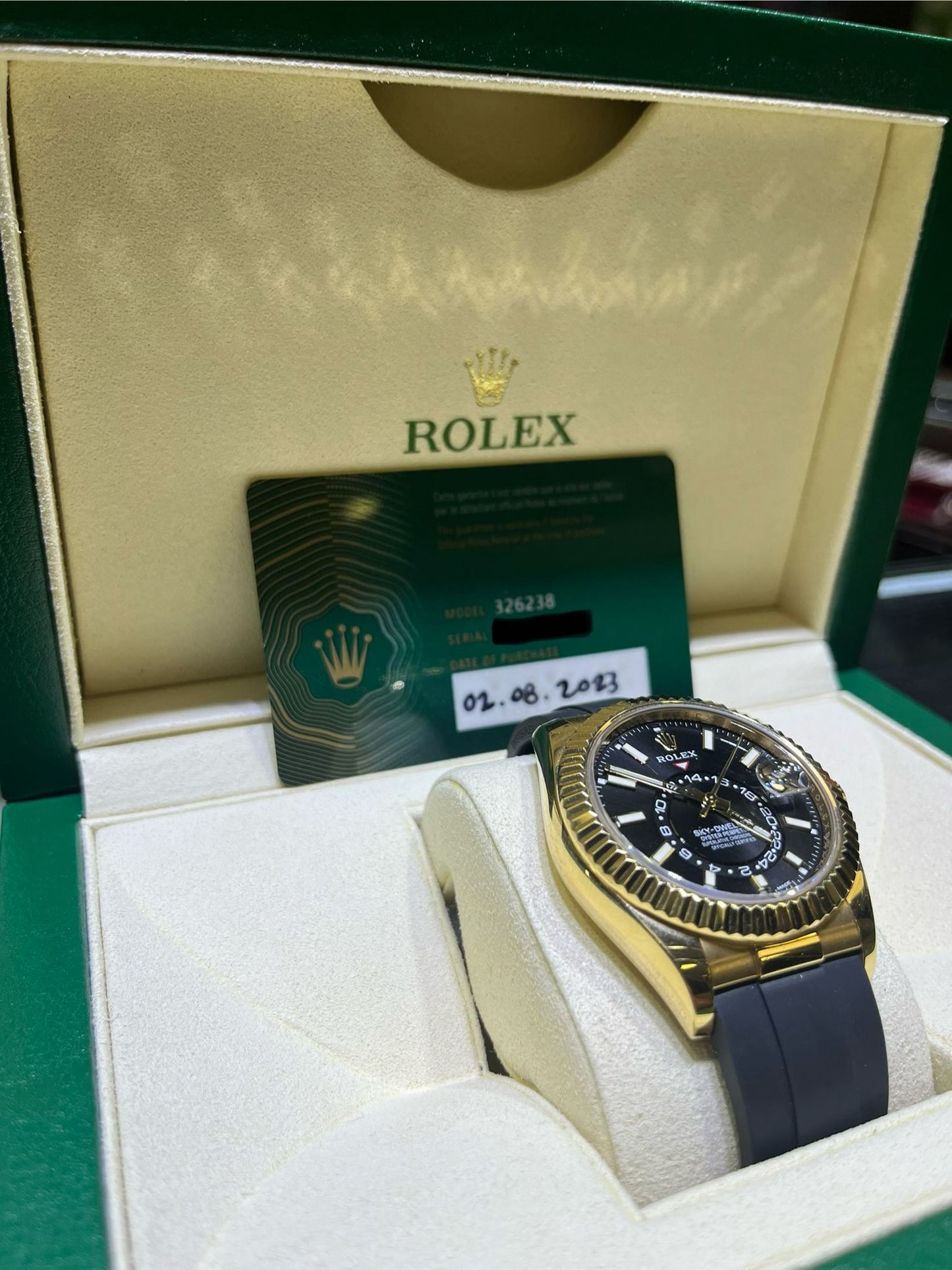 Rolex Sky-Dweller Yellow Gold 42mm