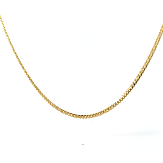 14K Yellow Cuban Gold Chain 3mm