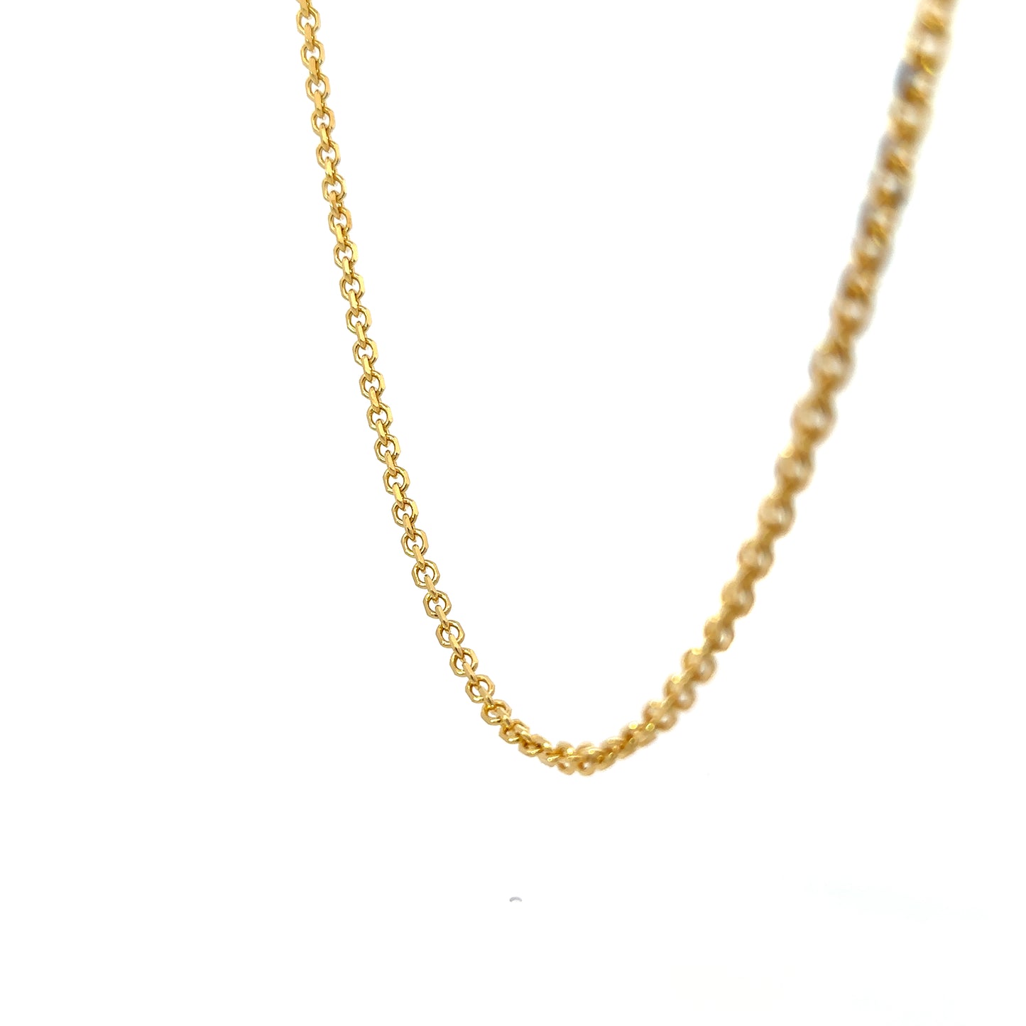 14K Yellow Cable Gold Chain 3.5mm