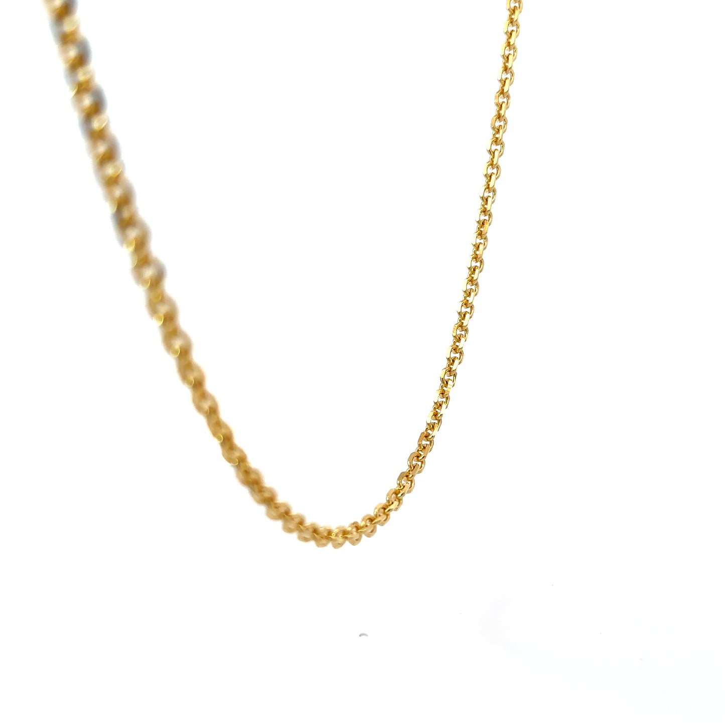 14K Yellow Cable Gold Chain 3.5mm