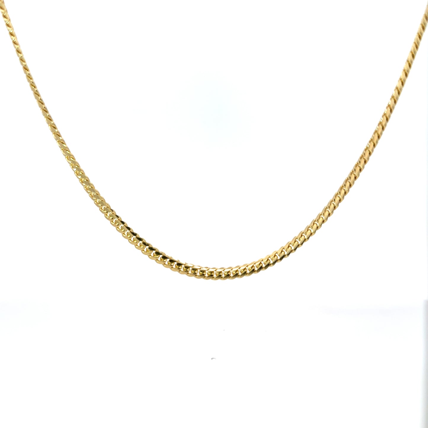 14K Yellow Cuban Gold Chain 4mm