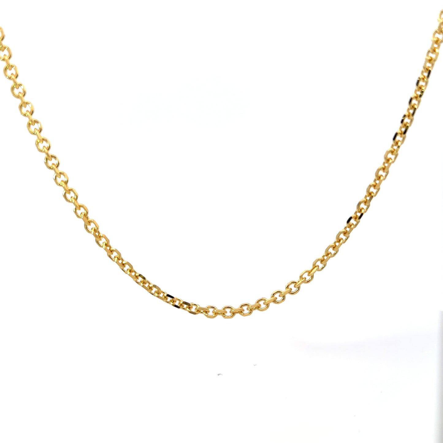 14K Yellow Cable Gold Chain 3.5mm