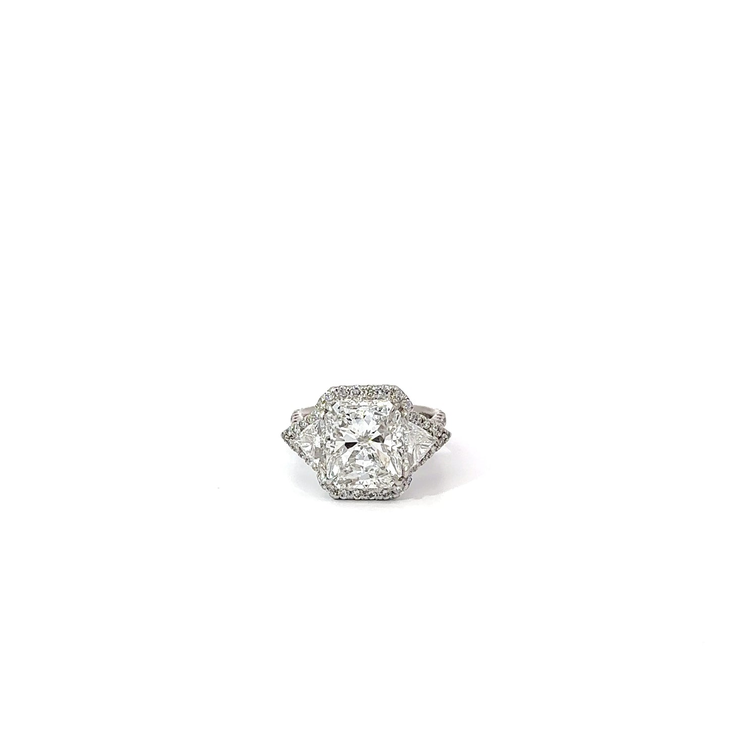 Platinum Engagement Ring (Side 1.25ct)